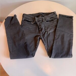 J brand skinny leg jeans size 31 charcoal color